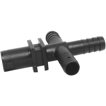 GREEN LEAF Y8231015 Dry Boom Nozzle Body Cross, 12 in, Quick x Hose Barb, 7 psi Pressure, EPDM Rubber Y8231015 2PK